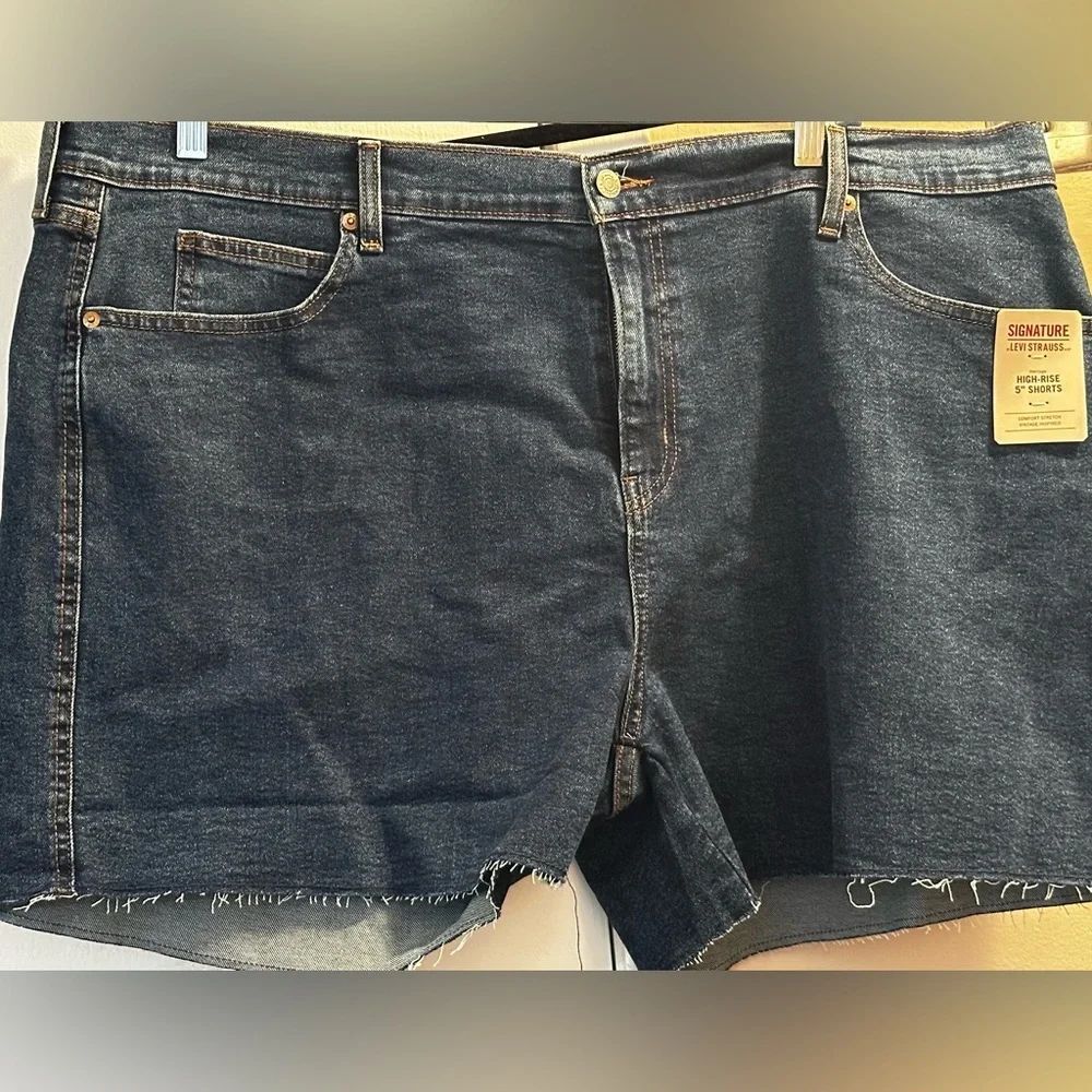 Levi’s high rise jeans shorts